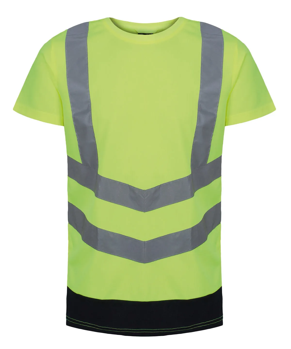 Yellow/Navy - Pro hi-vis short sleeve t-shirt